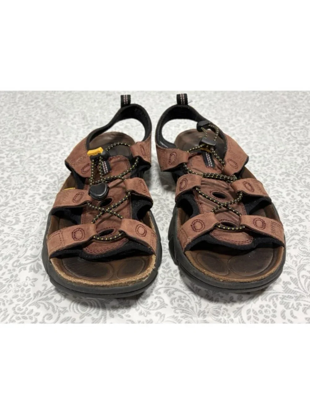 Keen Newport Men's Size 9.5 Waterproof Hiking Sandal Shoes Brown Leather